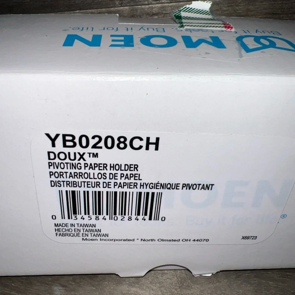 Moen Chrome Pivoting Toilet Paper Holder - Picture 3 of 8